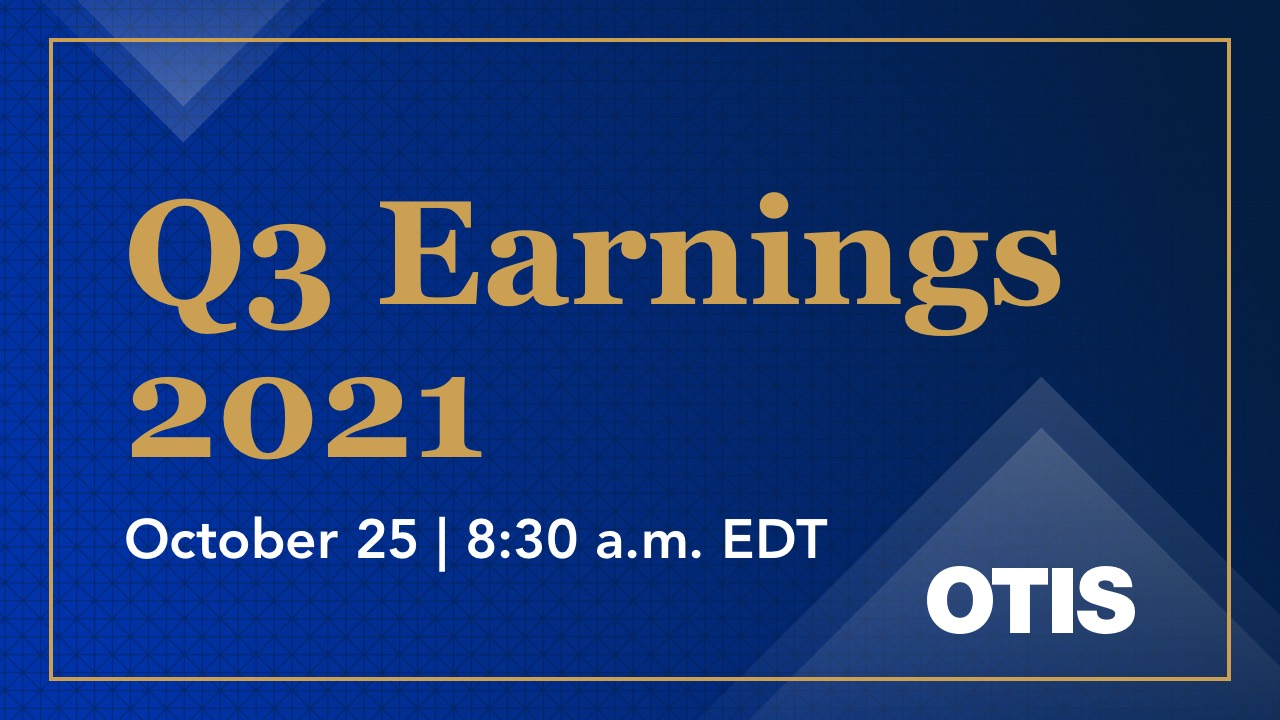 Otis_Q3_2021_earning_advisory 